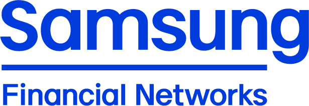 삼성금융네트웍스(Samsung Financial Networks) 공동 브랜드 로고